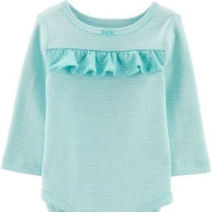 Striped Ruffle Collectible Bodysuit